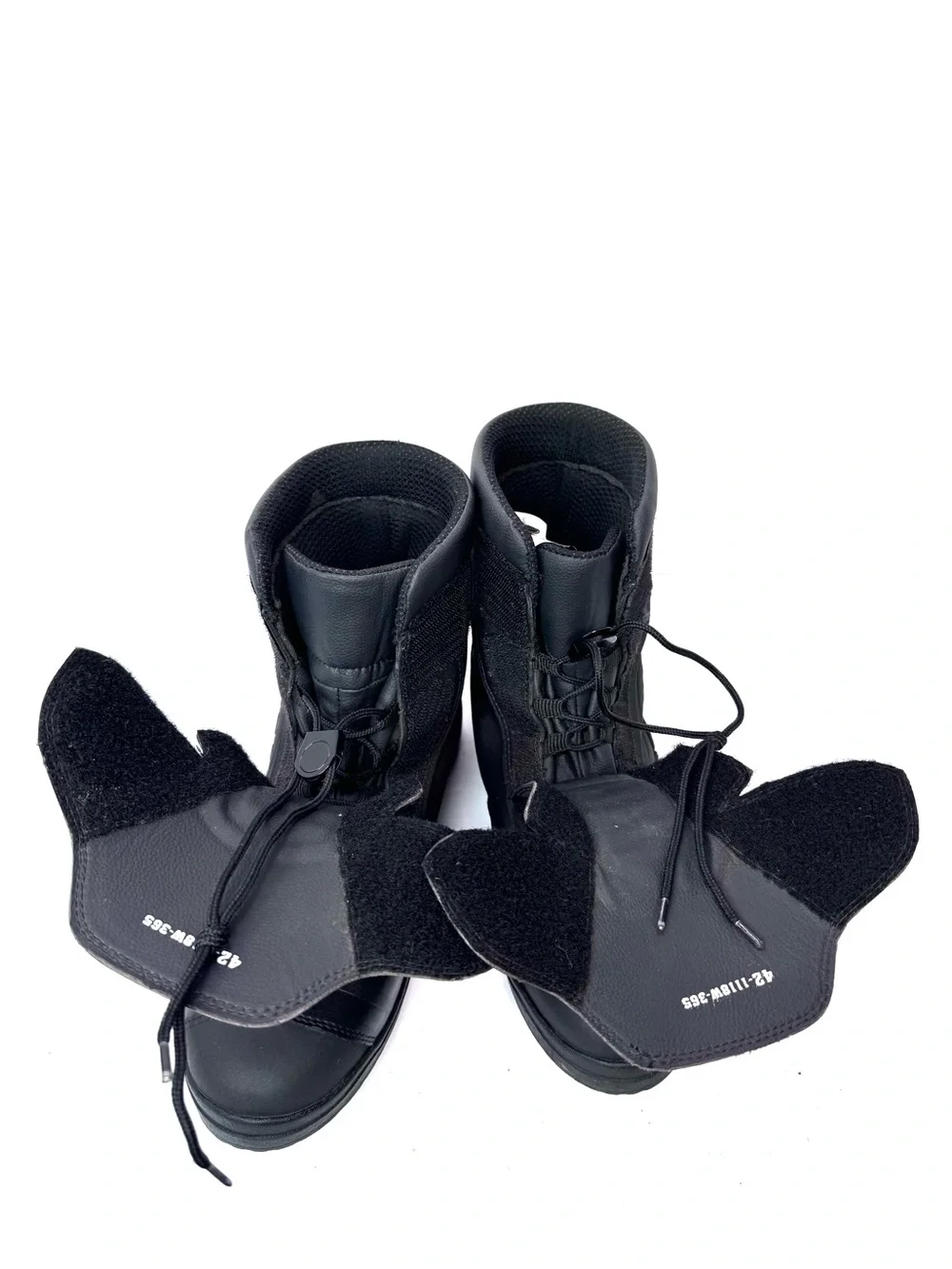 Bilt Black Micro Fiber Leather Slip On Ankle Motorcycle Riding Boots Men Size 9